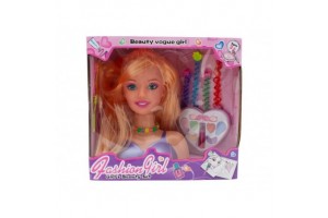 Sminkelhető babafej, gyakorló fej élethű arcvonások