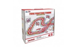 Tűzoltó autópálya puzzle pályával