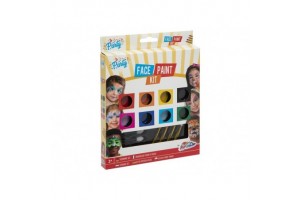 Arcfesték készlet: 9 szín, 4 ceruza, 3 applikátor