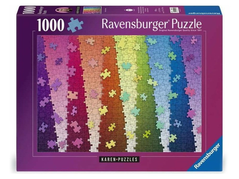 Puzzle 1000 db – Színkavalkád