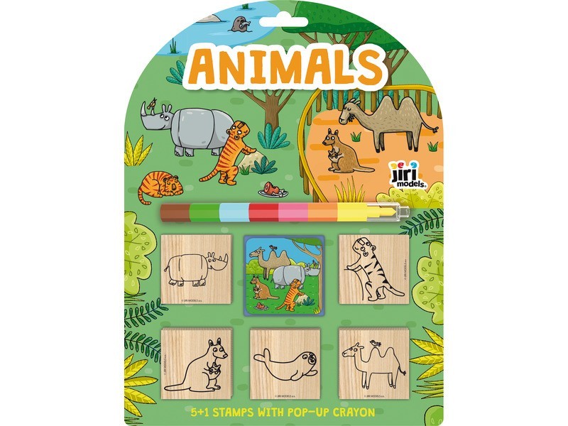 Nyomdaszett - Állatok mintákkal