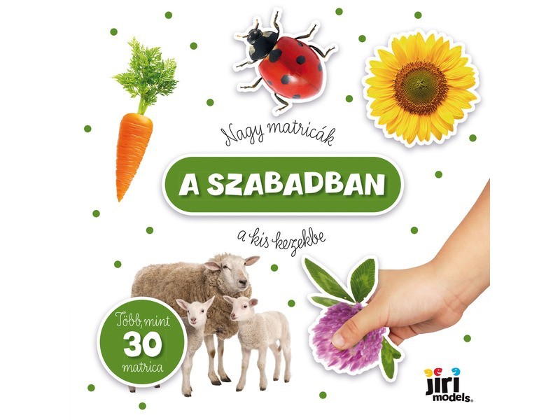 Nagy matricás könyv - A szabadban borító