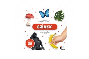 Nagy matricás könyv - Színek borító és matricák