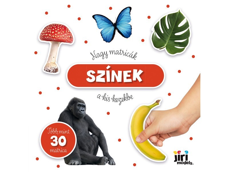 Nagy matricás könyv - Színek borító és matricák