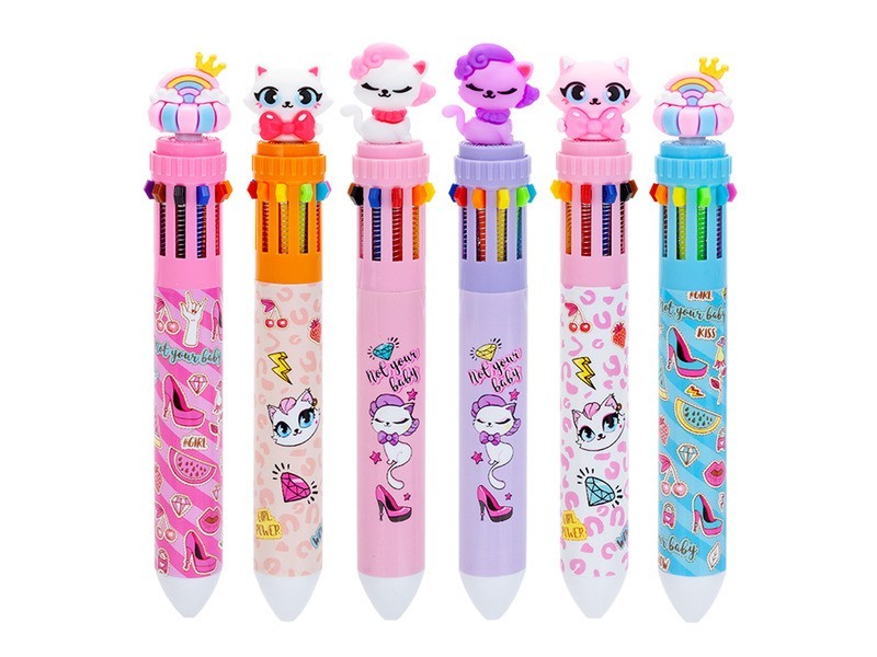 10 színű hercegnős golyóstoll - 6 féle