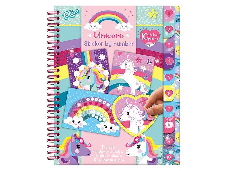 Matricázz számok szerint - unikornis készlet