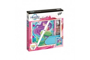 Gyémántfestés Hableány – kész kép