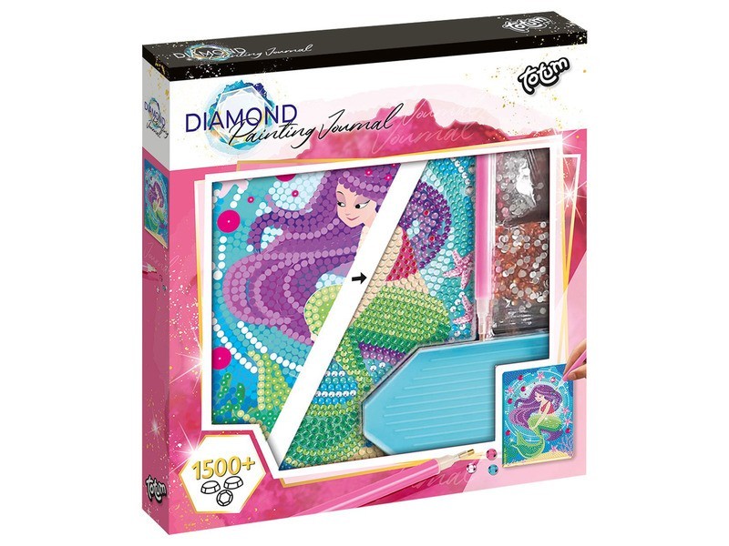 Gyémántfestés Hableány – kész kép