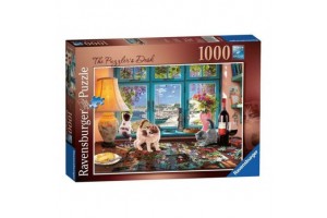Puzzle 1000 db — Kirakó asztala