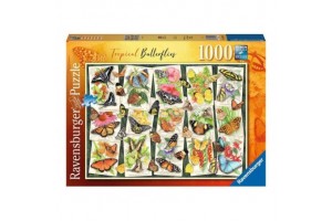 Puzzle 1000 db - Trópusi pillangó kirakott kép