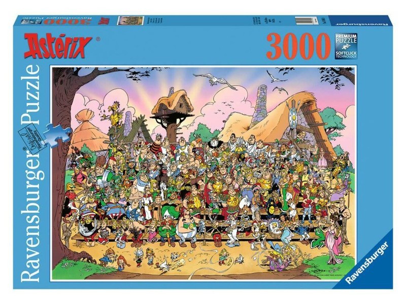 Asterix 3000 db puzzle – doboz és részlet