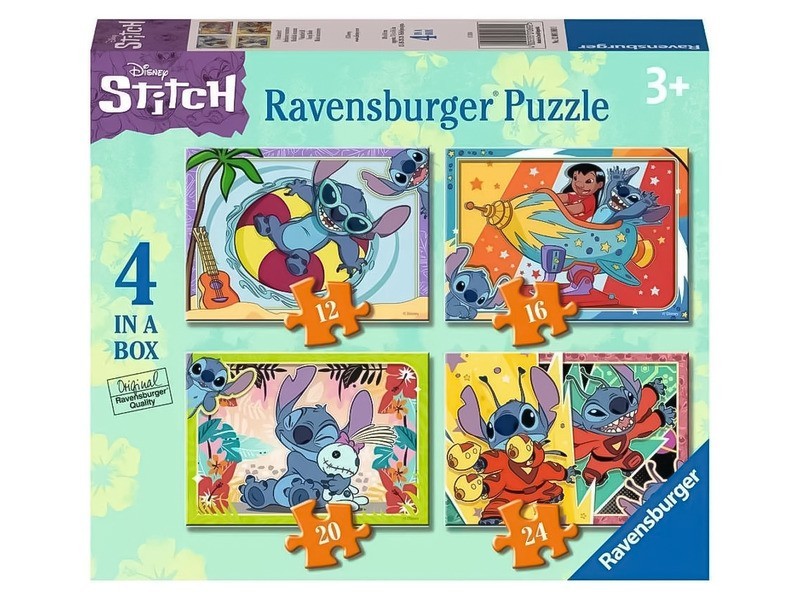 Puzzle 4 az 1-ben - Stitch