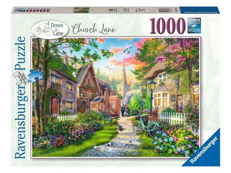 Puzzle 1000 db - Az úton lefelé borítóképe