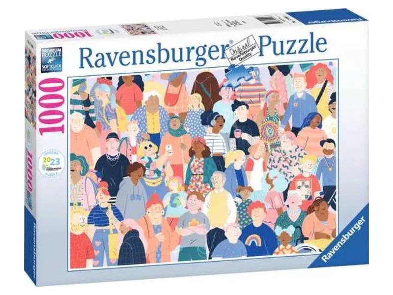 Puzzle 1000 db - Emberek, részletgazdag kép