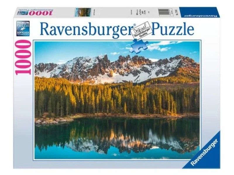 Carezza-tó 1000 db puzzle – panoráma