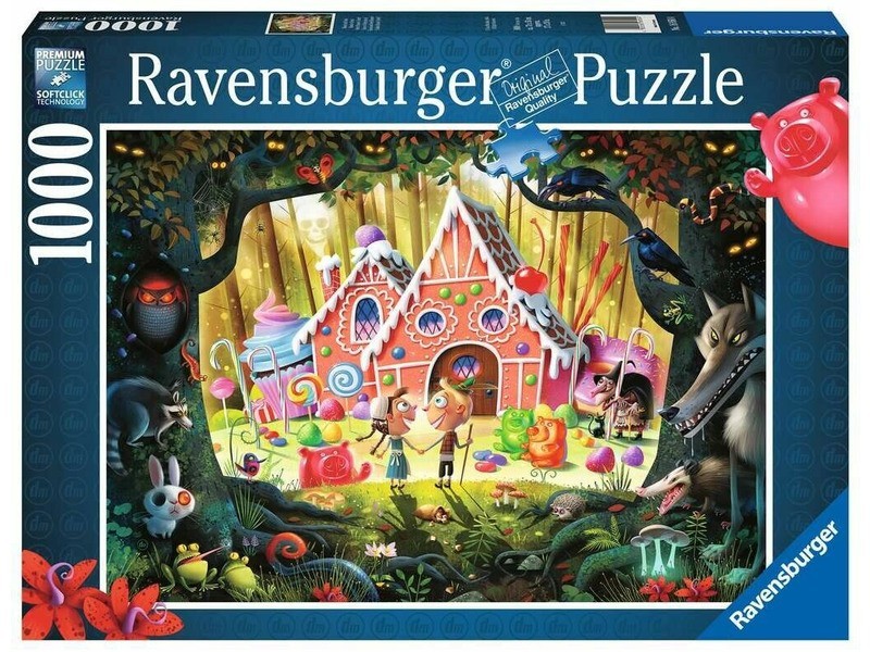 Puzzle 1000 db - Jancsi és Juliska illusztráció