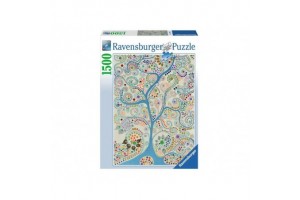 Puzzle 1000 db – Kék fa mintás kép