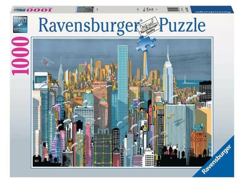 Puzzle 1000 db - New York látkép