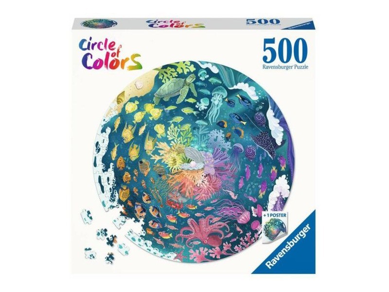 Puzzle kör - Óceán mintás kép