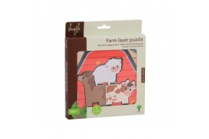 Jouéco réteges puzzle - Háziállatok