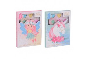 Lala sminkszett könyv – paletta és ecsetek