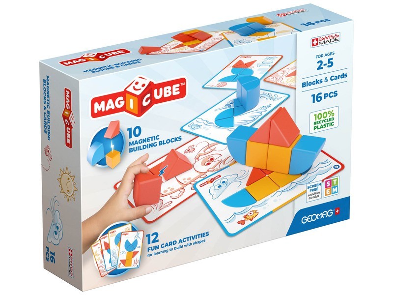 Geomag Magicube Recycled — 16 db mágneses készlet
