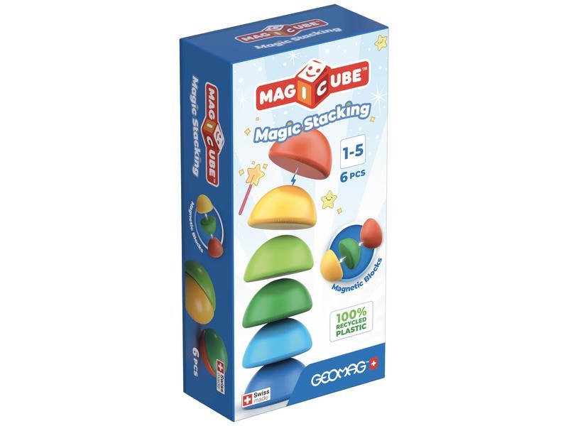 Geomag Magicube Recycled – 6 db mágneses kocka
