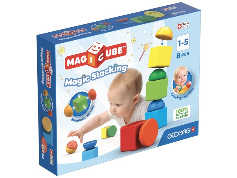 Geomag Magicube Recycled 8 db - mágneses kockák