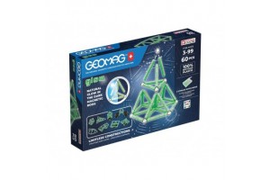 Geomag Glow Recycled 60 db – világító mágneses készlet