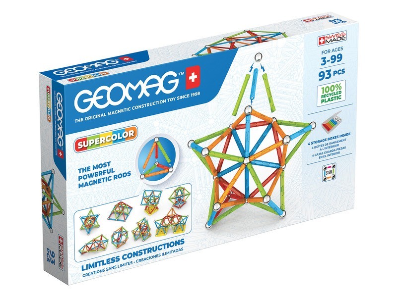 Geomag Supercolor Recycled 93 db mágneses építő