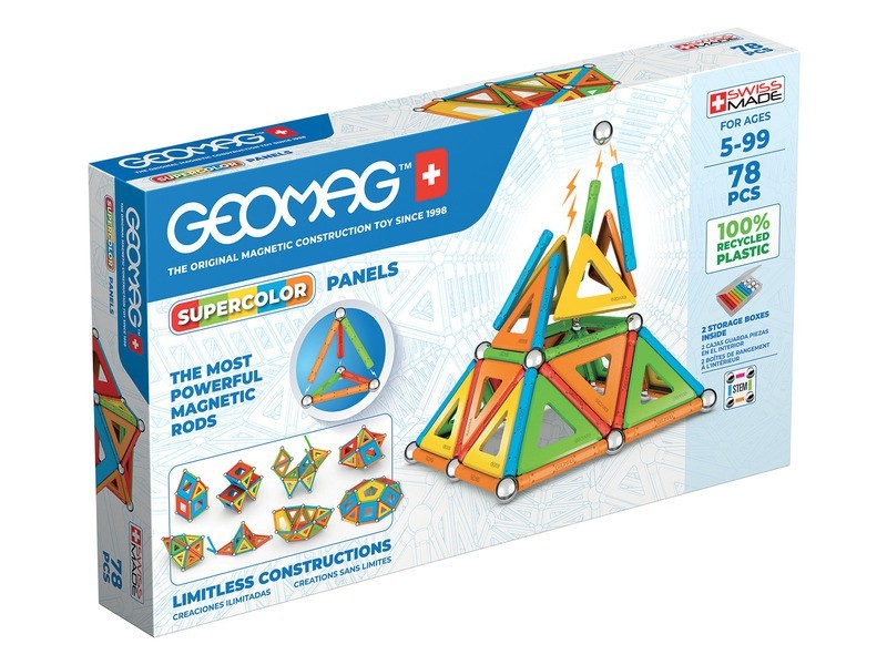 Geomag Supercolor Panels Recycled — 78 db