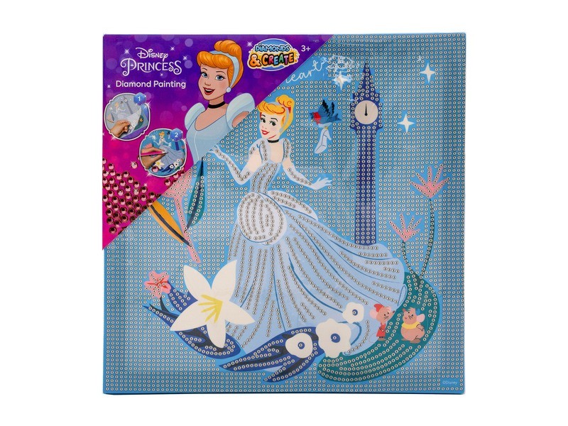 Hamupipőke - gyémántfestés vászonra