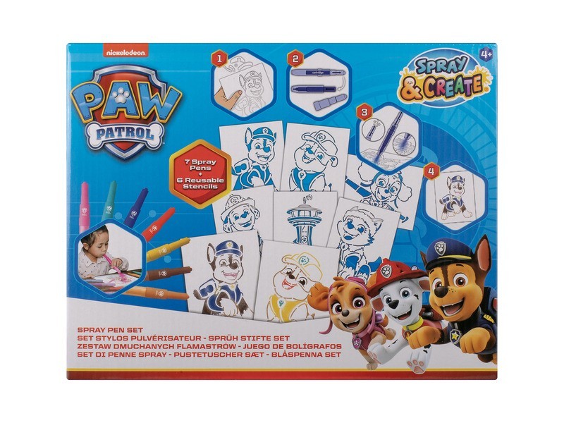 Fújós filctoll szett - Mancs őrjárat