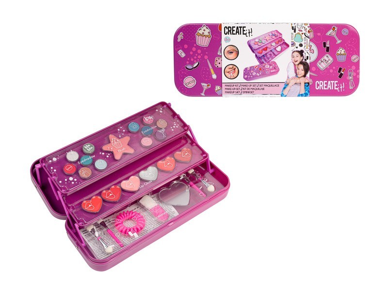 Create it! 3 emeletes sminkszett fémdobozban