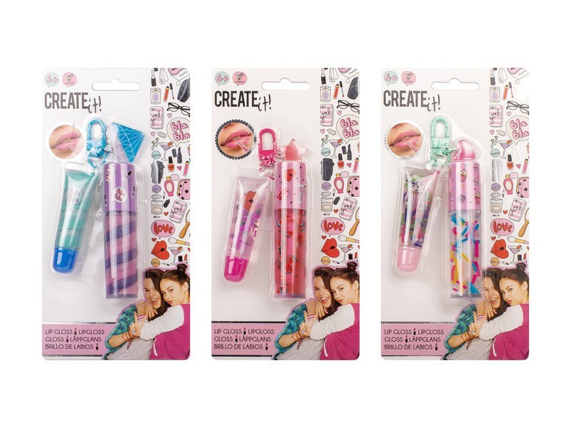 Create it! Szájfény 2 db/cs - Csillogó ajkak