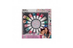 Create it! Sellő körömlakk - 16 szín + matricák