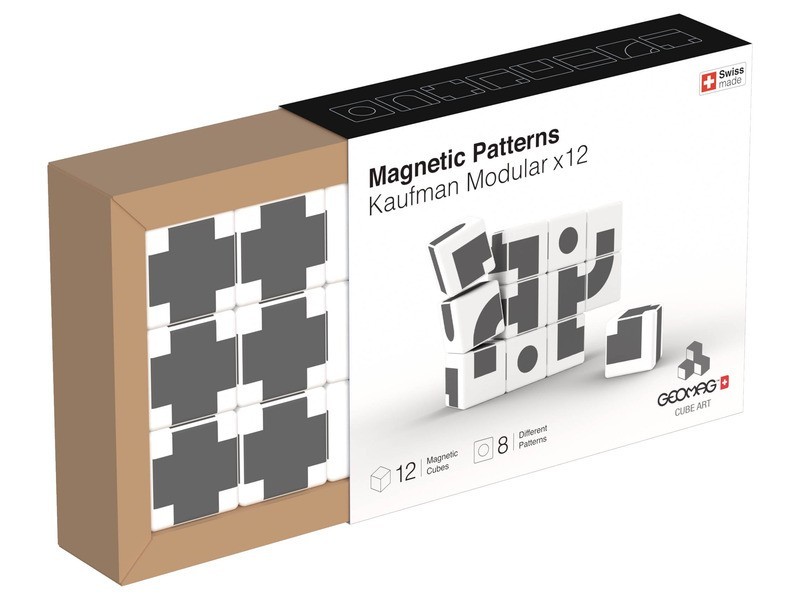 Geomag Cube Art Kaufman – 12 darabos készlet