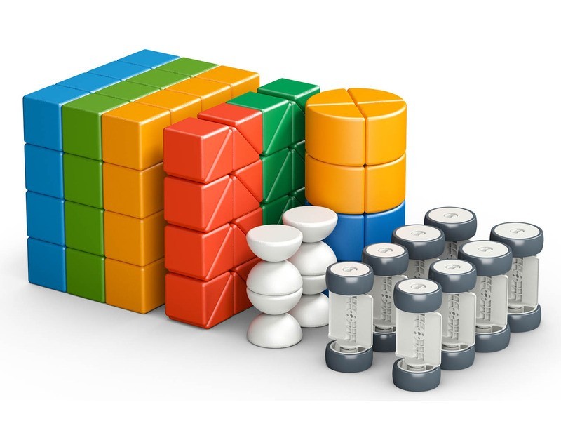 Geomag Magicube Recycled 128 db – mágneses kockák