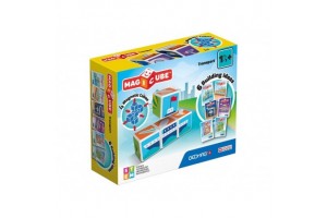 Geomag Magicube Közlekedés 7 db - mágneses kockák
