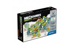 Geomag Mechanics Gravity Recycled Loops 130 db - építőszett