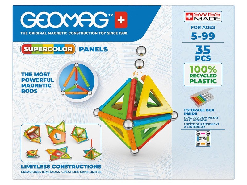 Geomag Supercolor Panels Recycled — 35 db