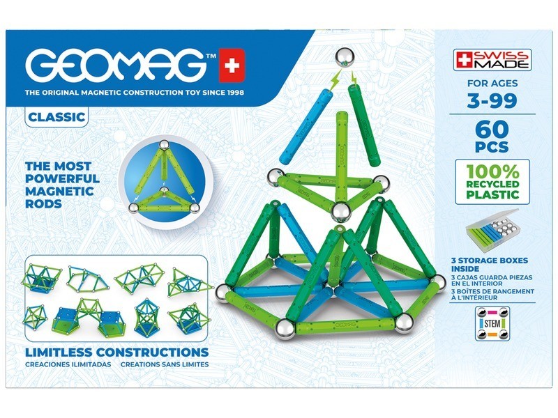 Geomag Classic Recycled 60 db építőjáték