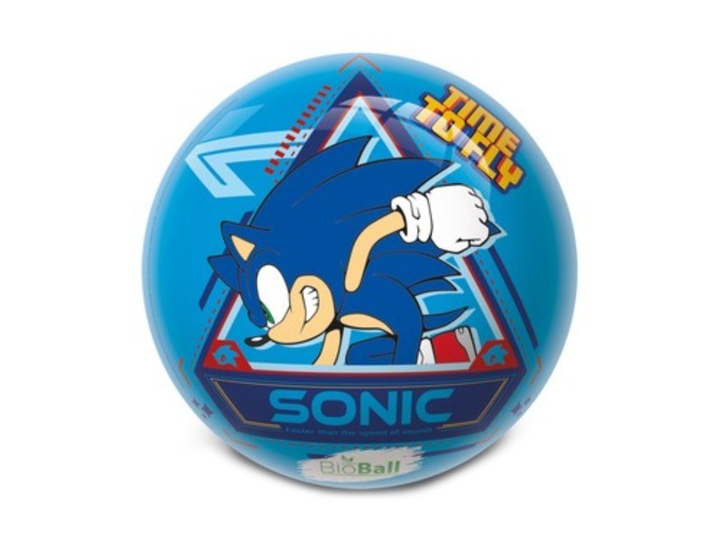 Sonic-mintás labda 15 cm