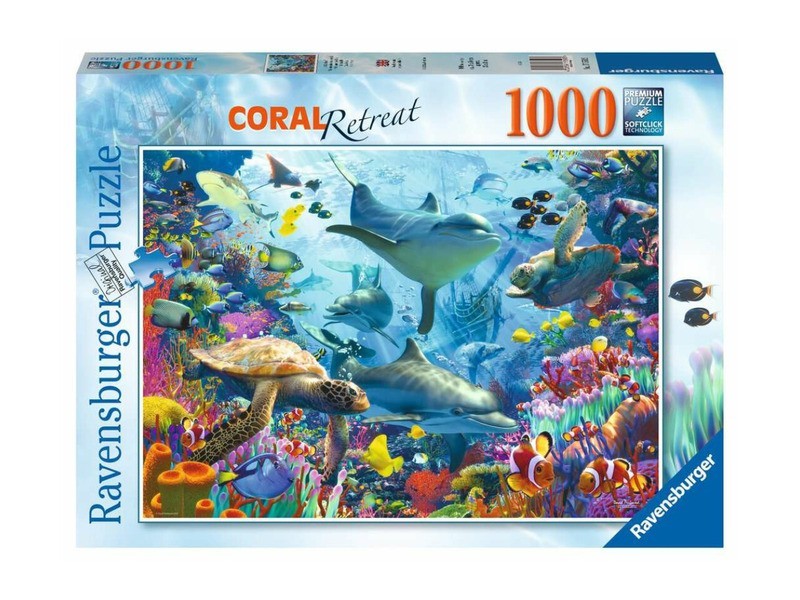 Korallzátony 1000 db puzzle - részletgazdag kép
