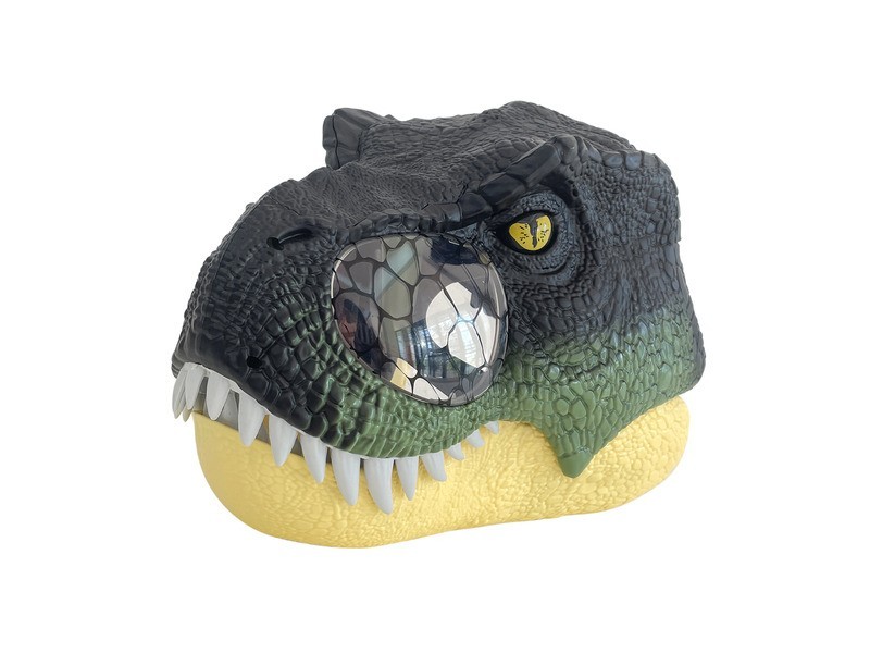 Világító hangot adó dínó álarc