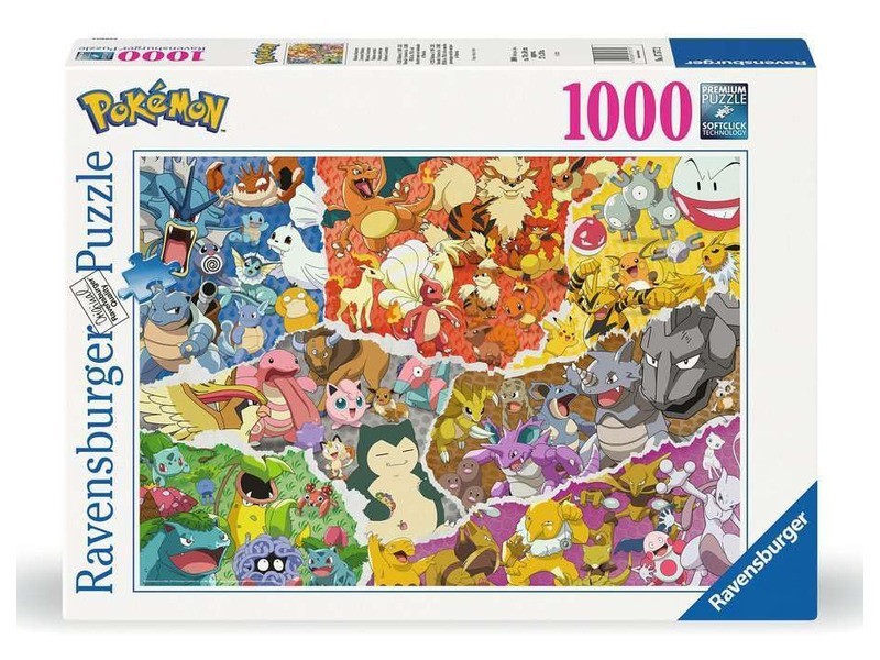 Pokémon 1000 db puzzle - doboz