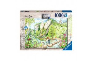 Puzzle 1000 db - Dovedale panoráma
