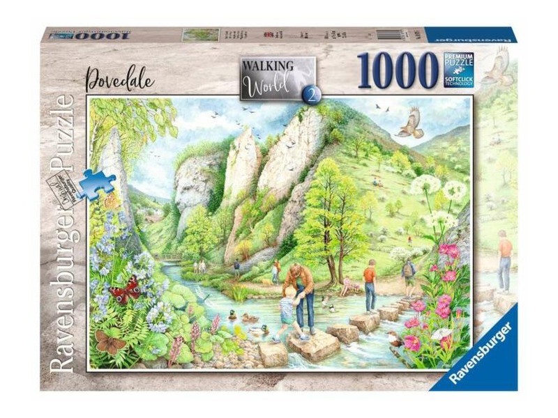Puzzle 1000 db - Dovedale panoráma