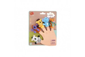 Ujjbábok - vadállatok, 5 db/csomag