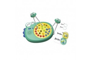 Dínós csipeszes golyókiszedő termékkép